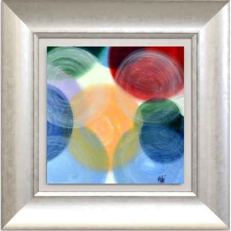 SET DOS CUADROS - OLEO Y MARCO PLATA