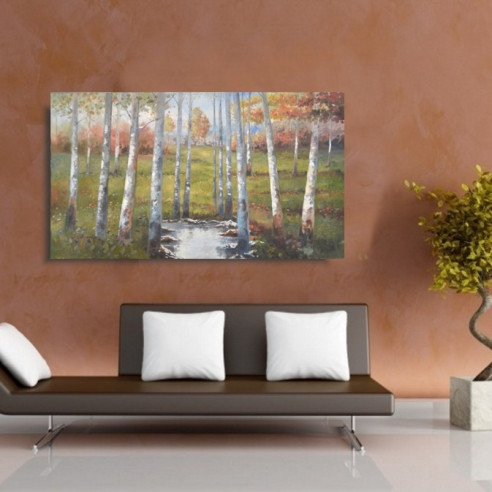 Cuadro con paisaje Arboles