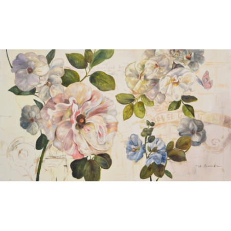 Cuadro con flores HOUSE