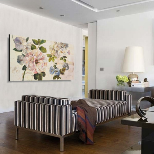 Cuadro con flores HOUSE