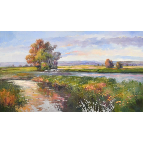Cuadro paisaje La Rivera