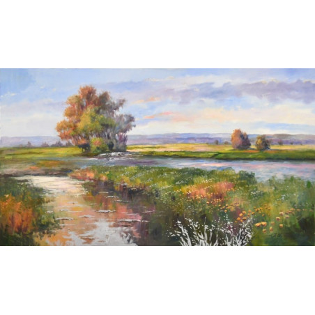 Cuadro paisaje La Rivera