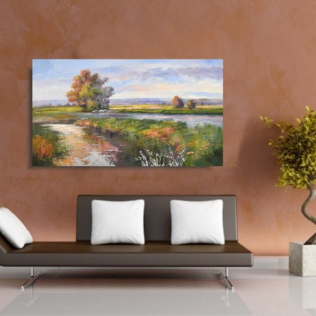 Cuadro paisaje La Rivera