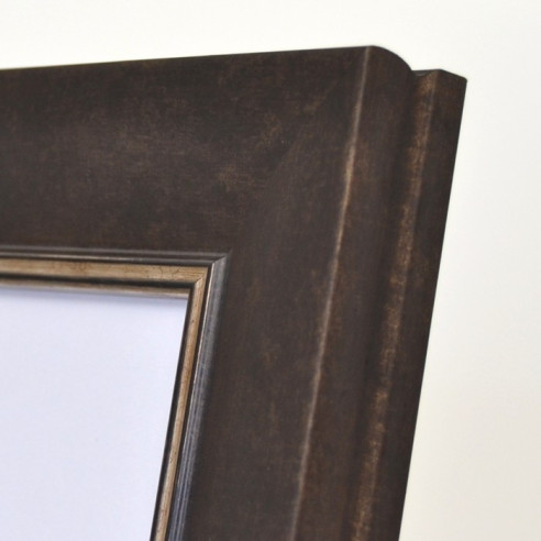 Portafotos madera decorado Grafito