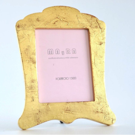 Marco Portafotos Dorado Pan de oro