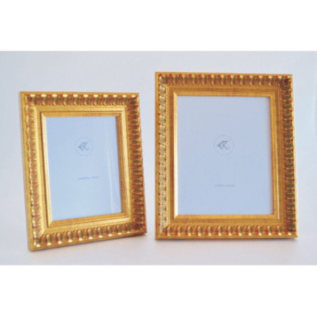 Marco portafotos Talla dorado