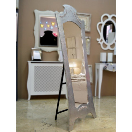 Espejo vestidor clásico plata cuarteada