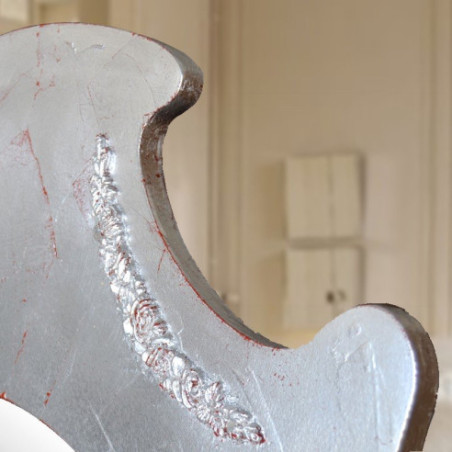 Espejo vestidor clásico plata cuarteada