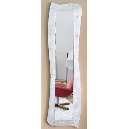 Espejo marco plateado moderno