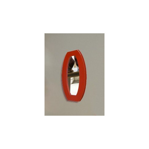 Espejo O marco rojo decape