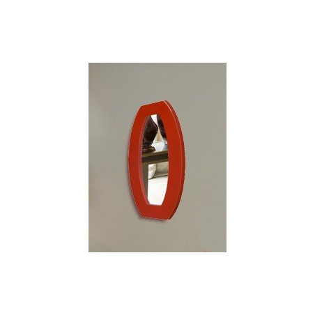 Espejo O marco rojo decape