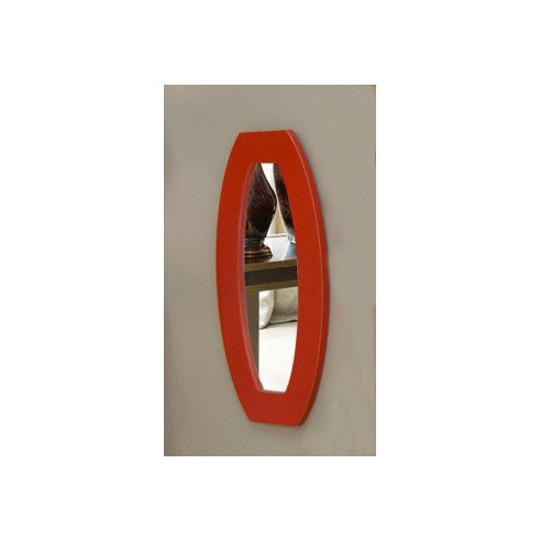 Espejo O marco rojo decape