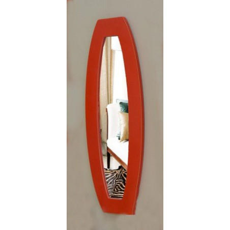 Espejo O marco rojo decape