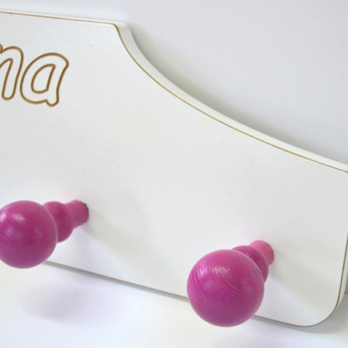 Percha "Personalizable" nombre grabado