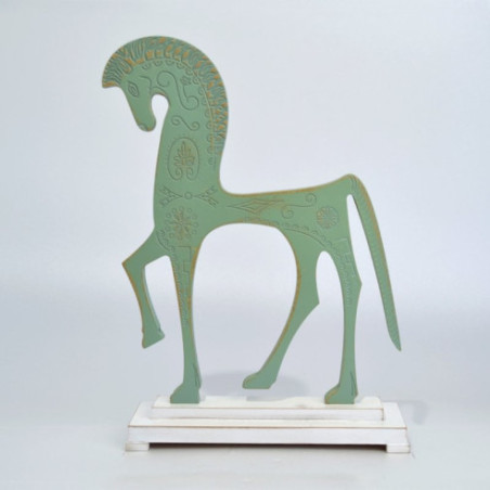 Caballo Griego - Verde oxido
